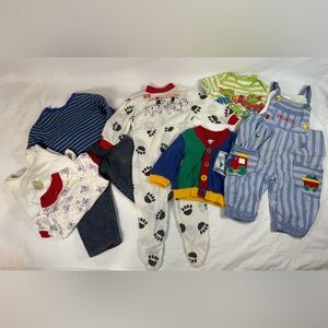 Vintage Baby Boy Clothing Lot (see Photos & Description For Sizes & Details)